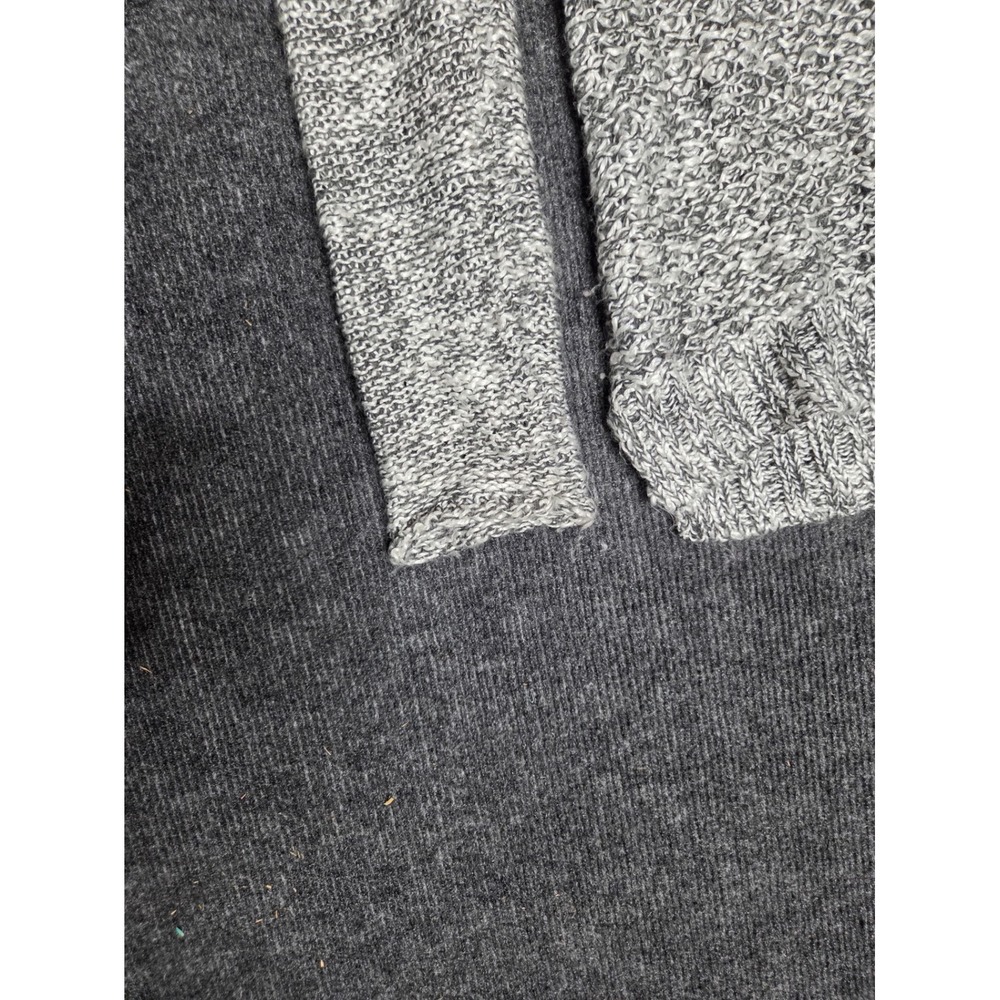Aeropostale Womens‎ Marled Grey White Knit Scoop Neck Long Sleeve Sweater Size M - Picture 2 of 5